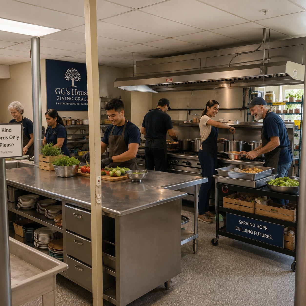 Future Vision commercial kitchen cook area